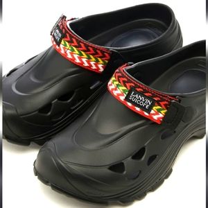 EUC - Like New Lanvin Black Suicoke Editon Mok Curb Sandals - Size 6 women's